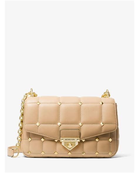 michael kors quilting handbags|Michael Kors soho studded bag.